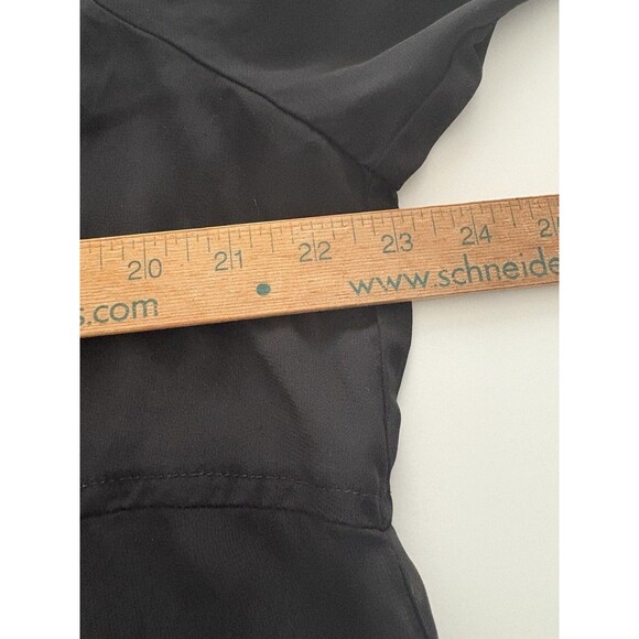 Madison Paige Blouse Size 1X Black Sheer Button Front Whimsigoth Witchy Romance - Picture 9 of 16